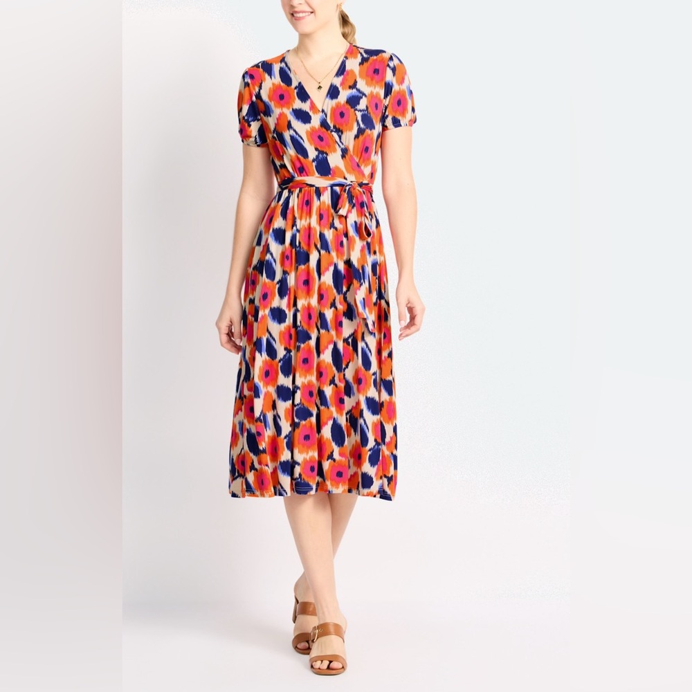 Market & Spruce Colorful Midi Dress